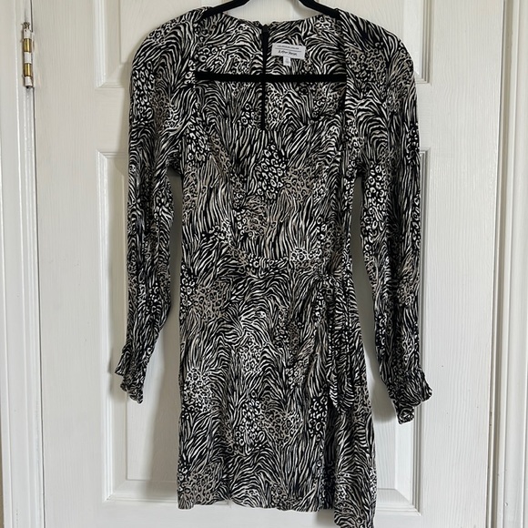 Wrap Skirt, Square Neck & Other Stories Dress - Picture 1 of 5